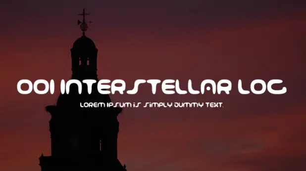 001-Interstellar-Log-Regular-font