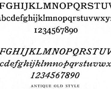 Bookman Old Style Font