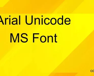 Arial Unicode MS Font