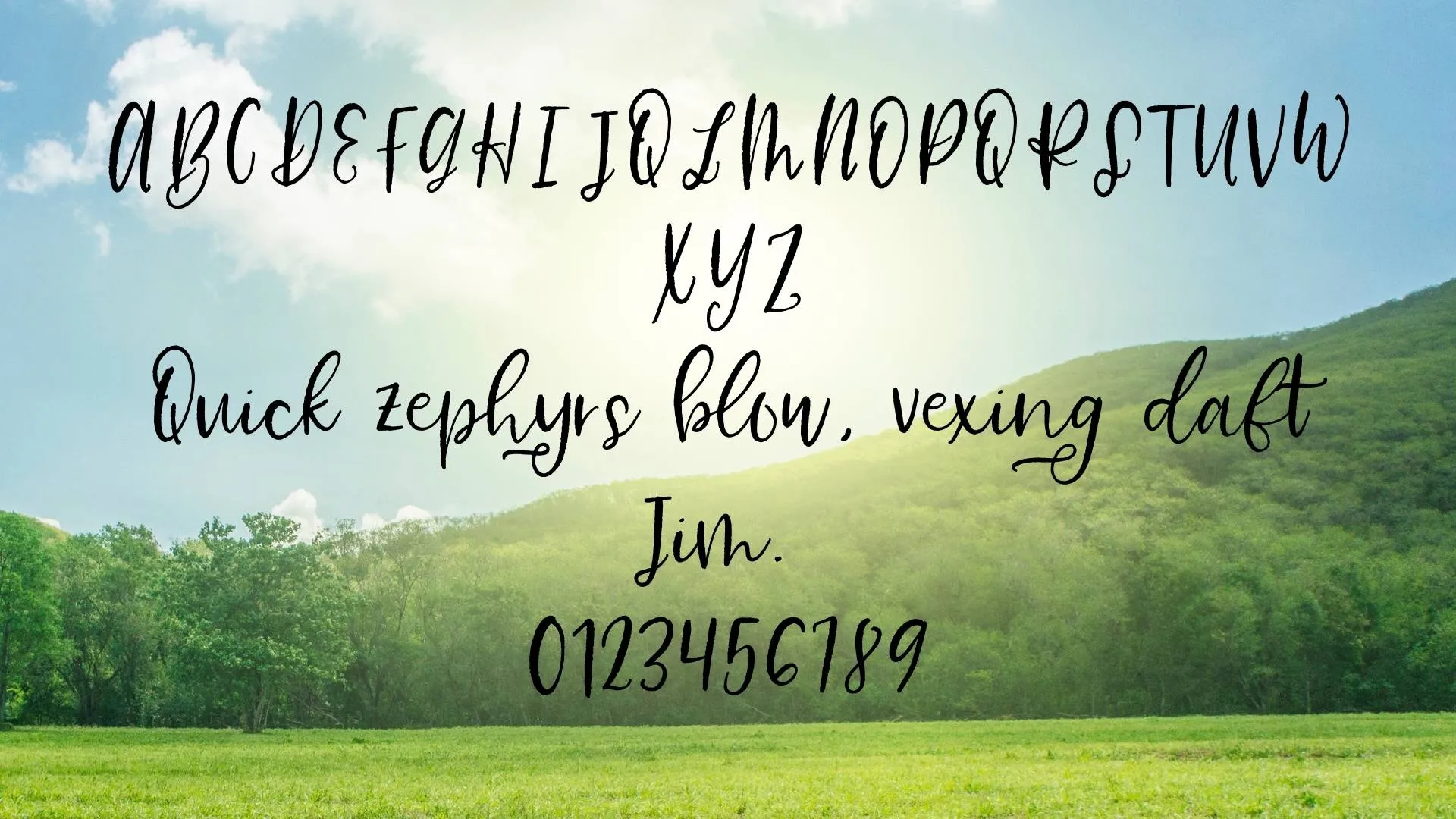 country rustic font