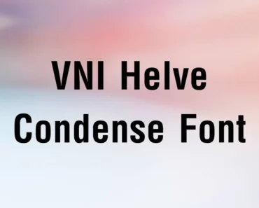 VNI-Helve-Condense Font