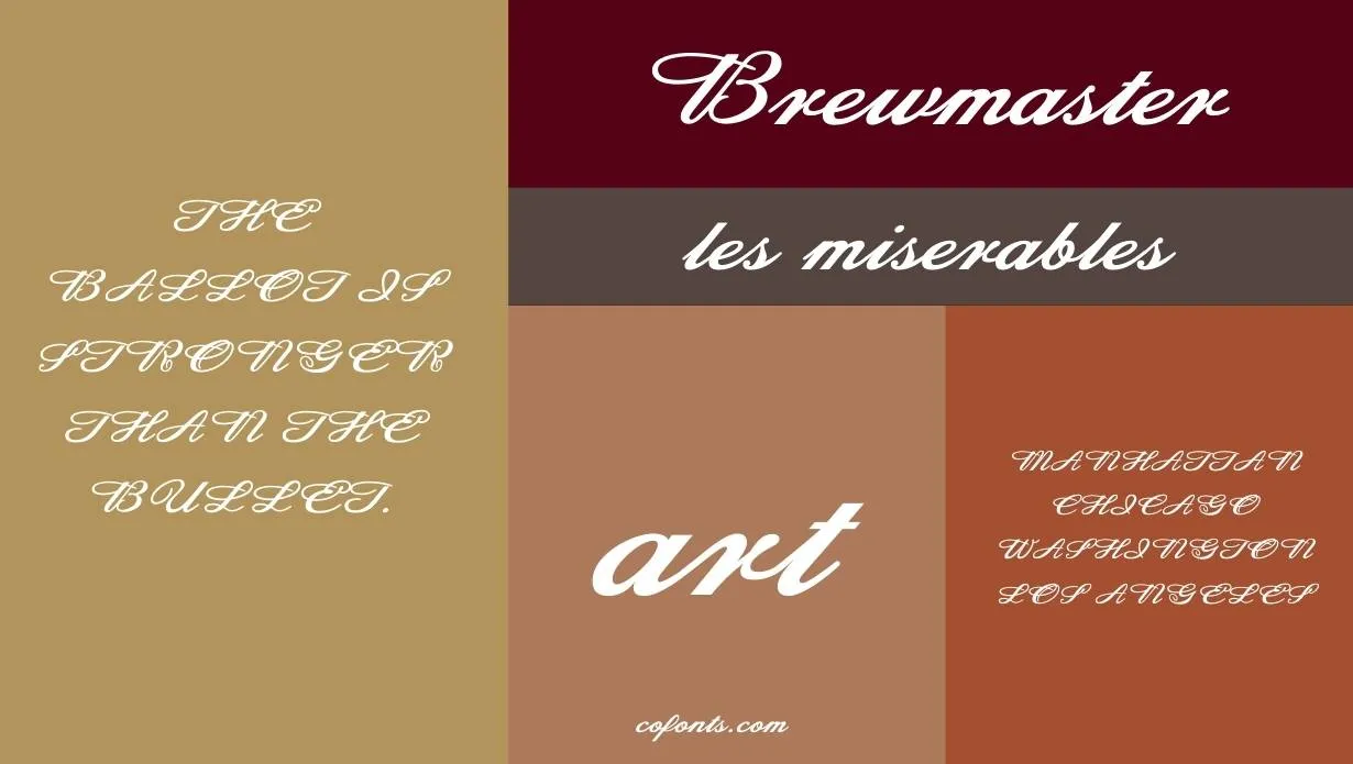 brewmaster font
