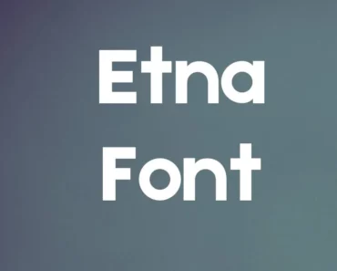 Etna Font