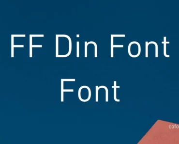 FF DIn Font