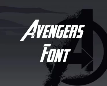 Avengers Font