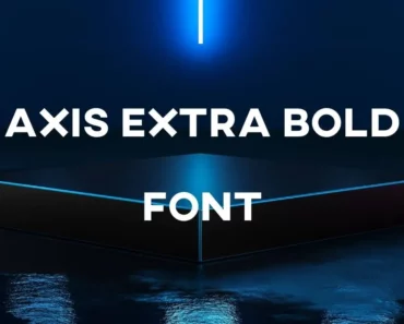 Axis Extra Bold Font