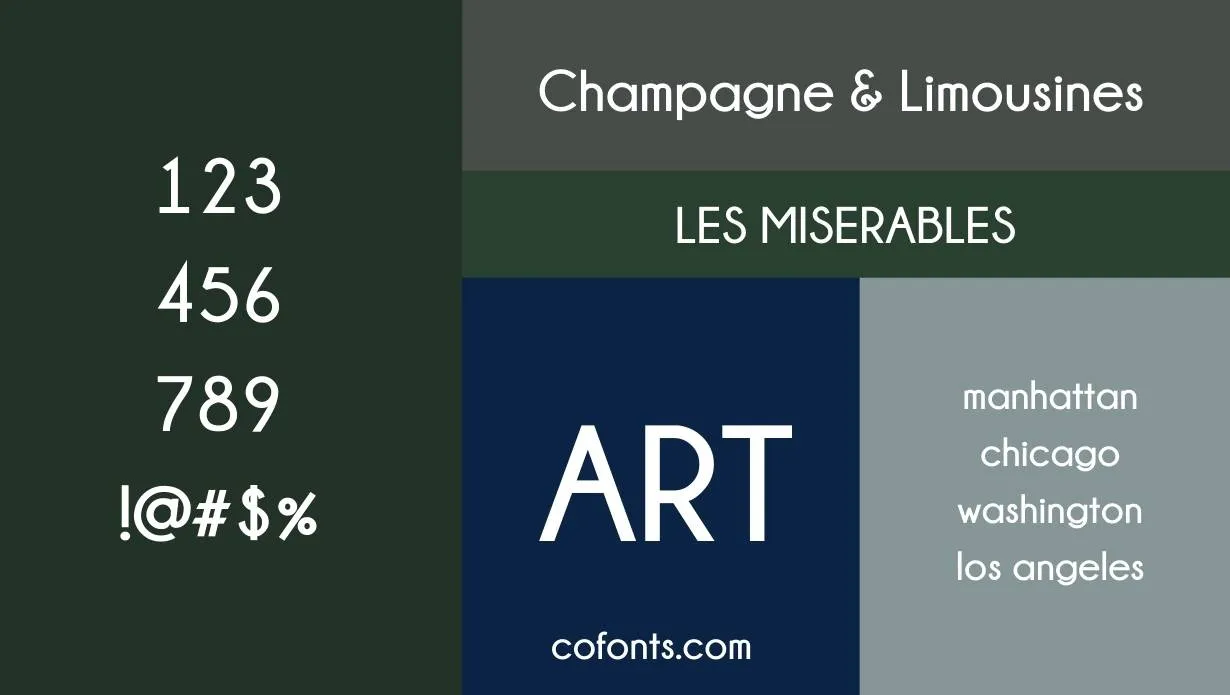 Champagne & Limousines Font
