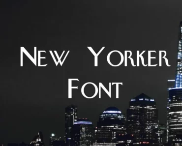 New Yorker Font