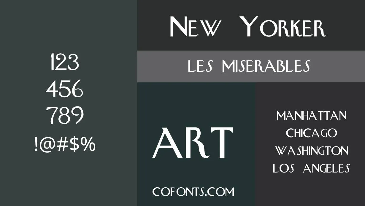 New Yorker Font Free Download Free Download - Cofonts