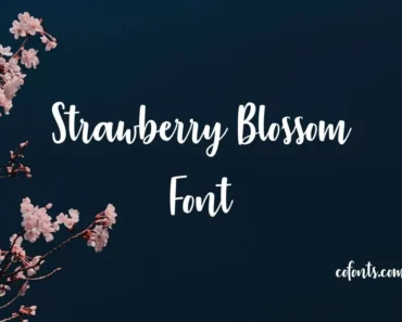 Strawberry Blossom Font