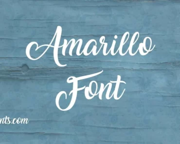 Amarillo Font