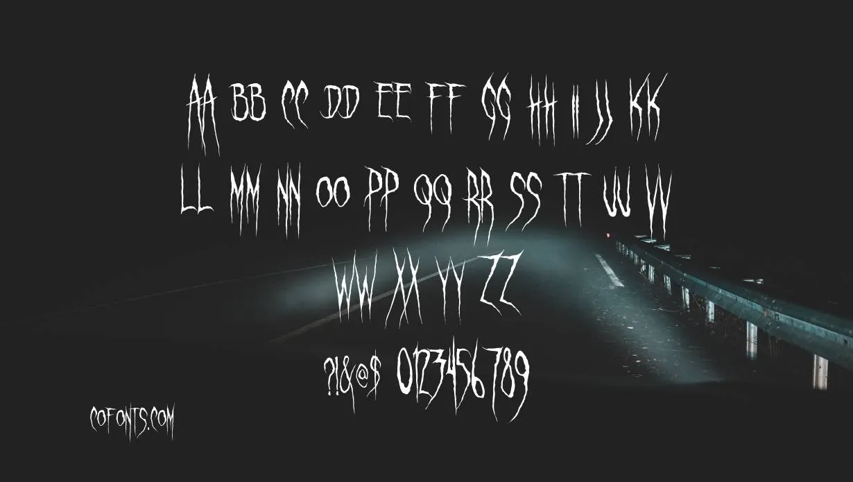 Ghastly Panic Font Family View