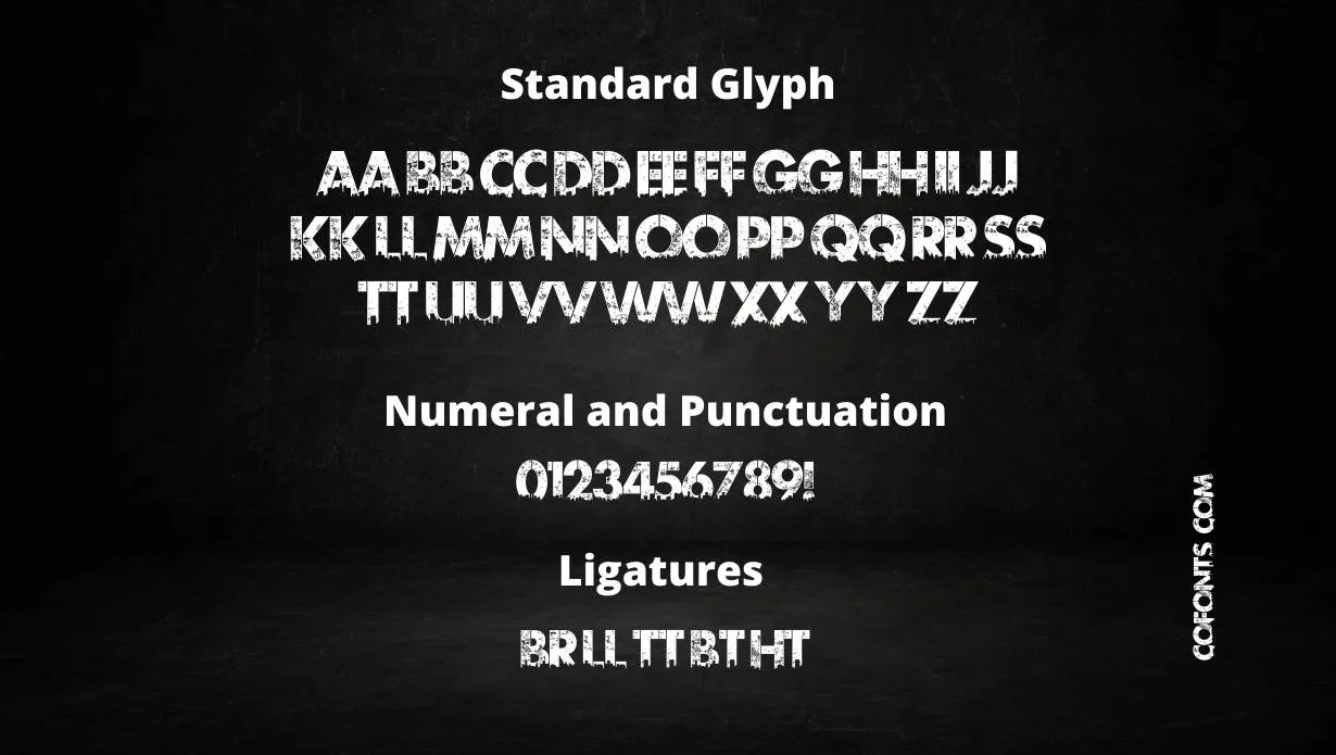Free Fire Font Family View