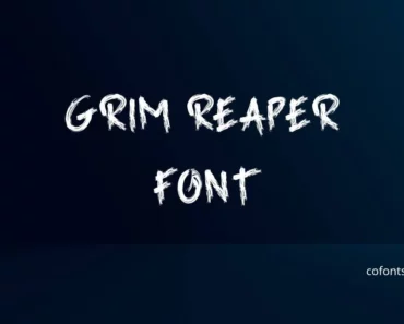 grim reaper font