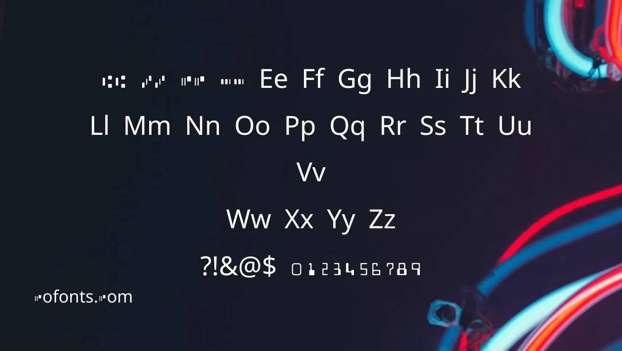 MICR Encoding Font Family View