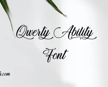 qwerty ability font