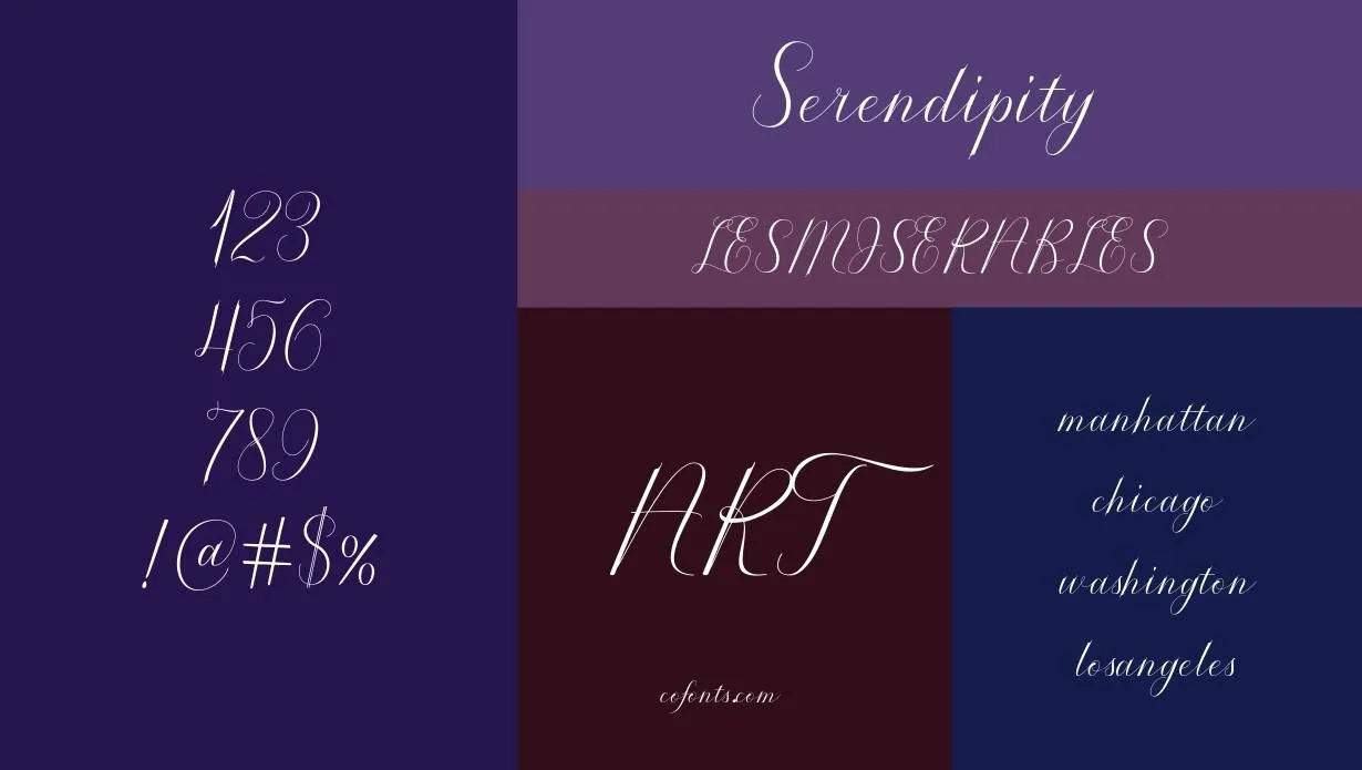 Serendipity Font Family View