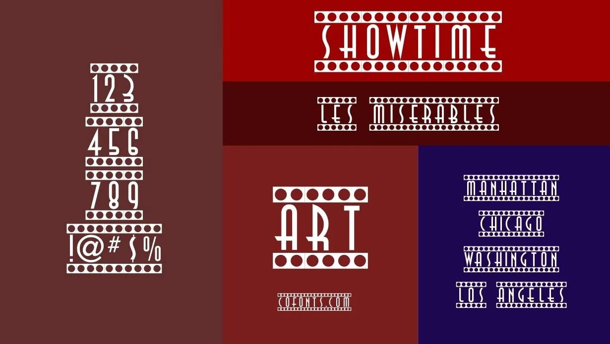 Showtime Font Family View