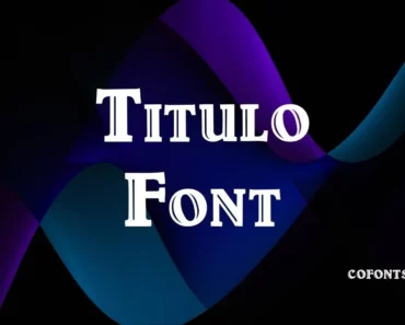 Titulo Font