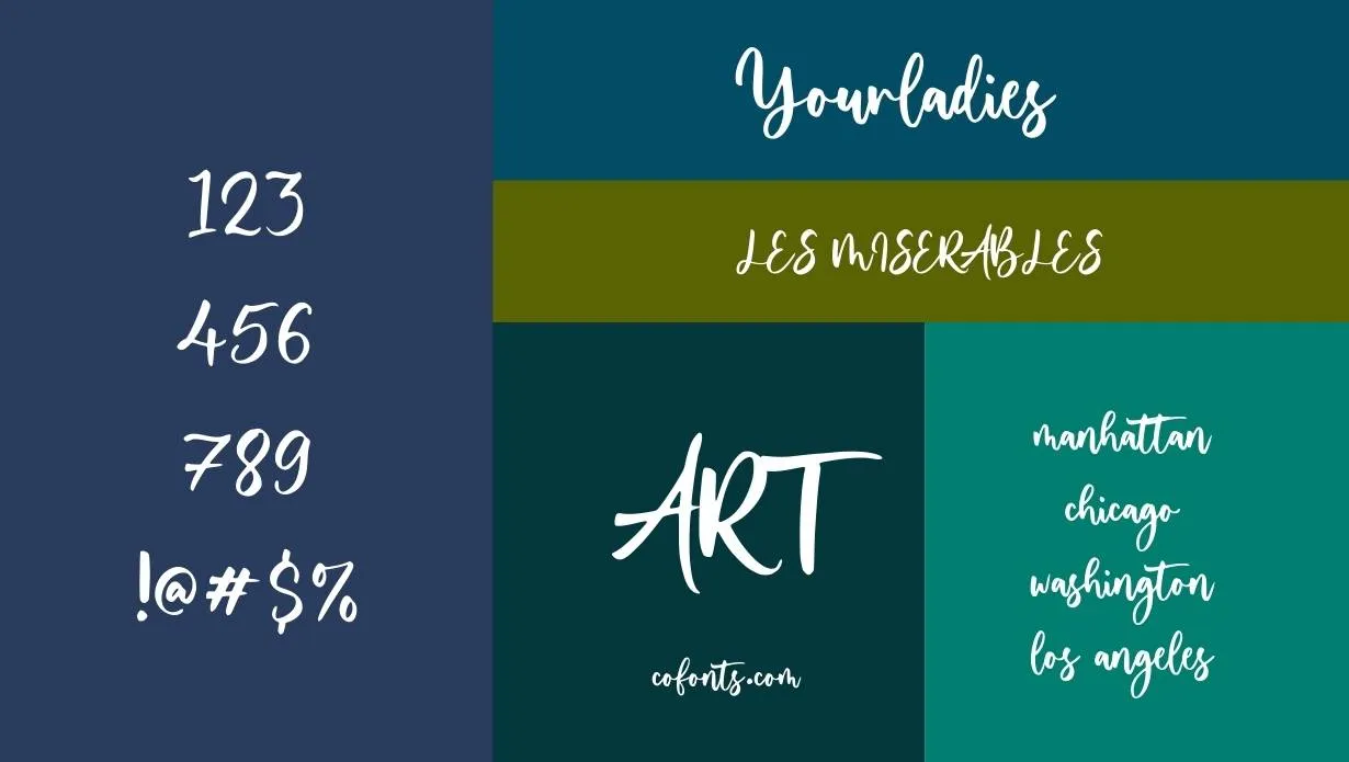 Yourladies Font Family View