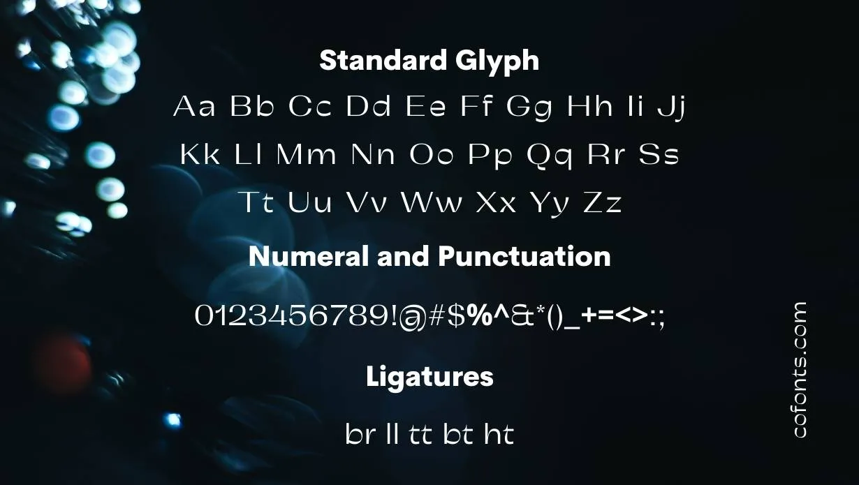 Continua Font Family View