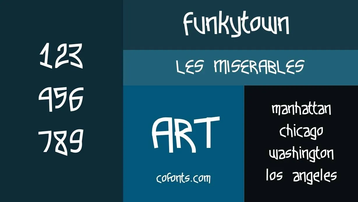 Funkytown Font Family View