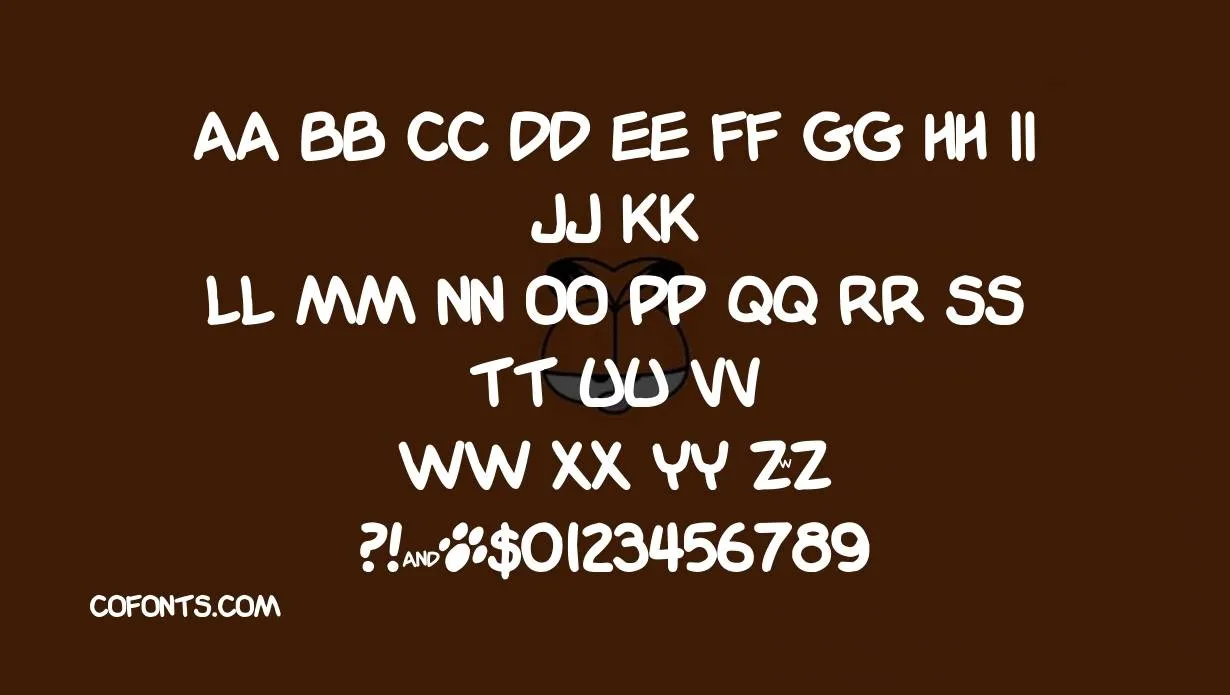 Garfield Font Family View