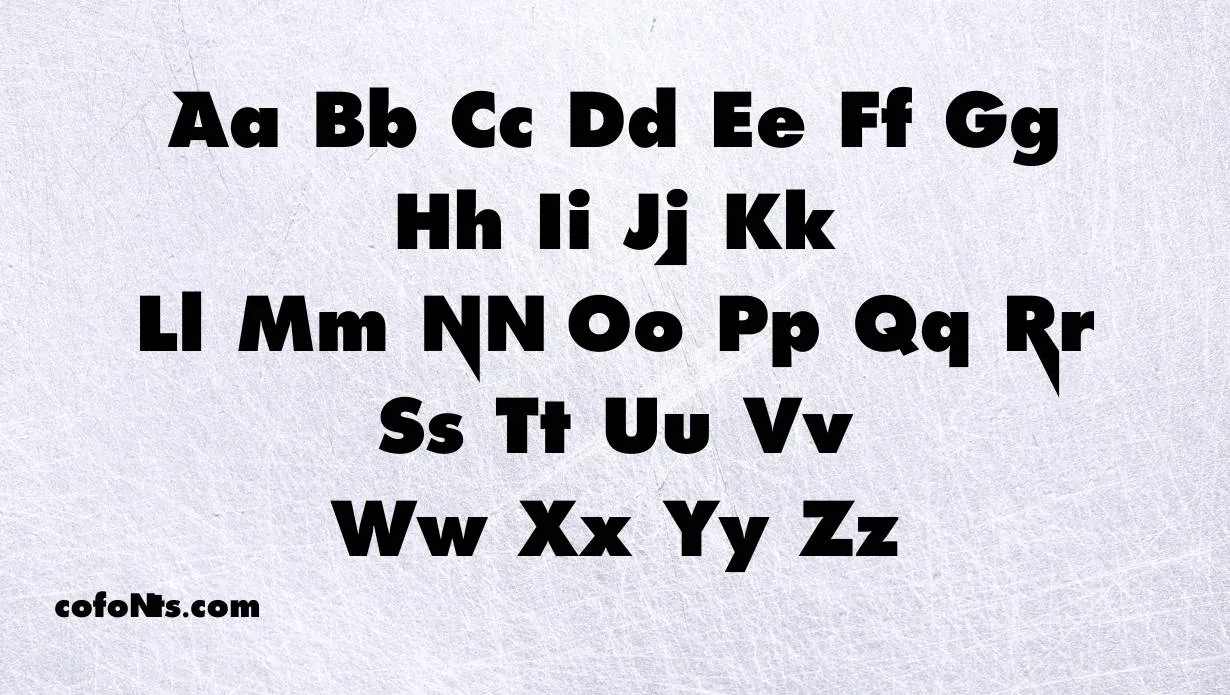 GQ Font Family View