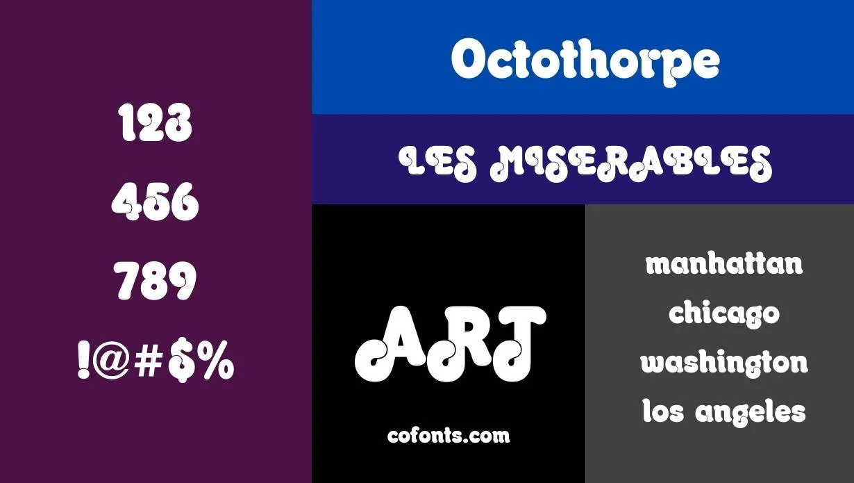 Octothorpe Font Family View