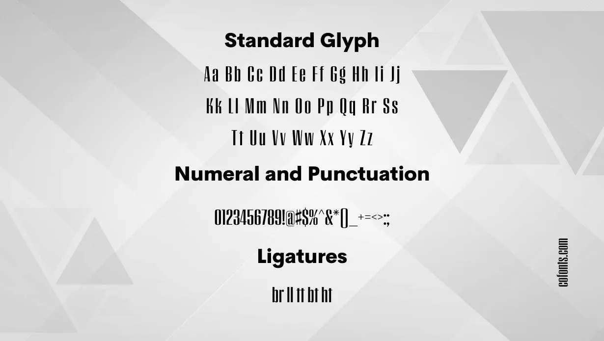 Peristyle Font Family View