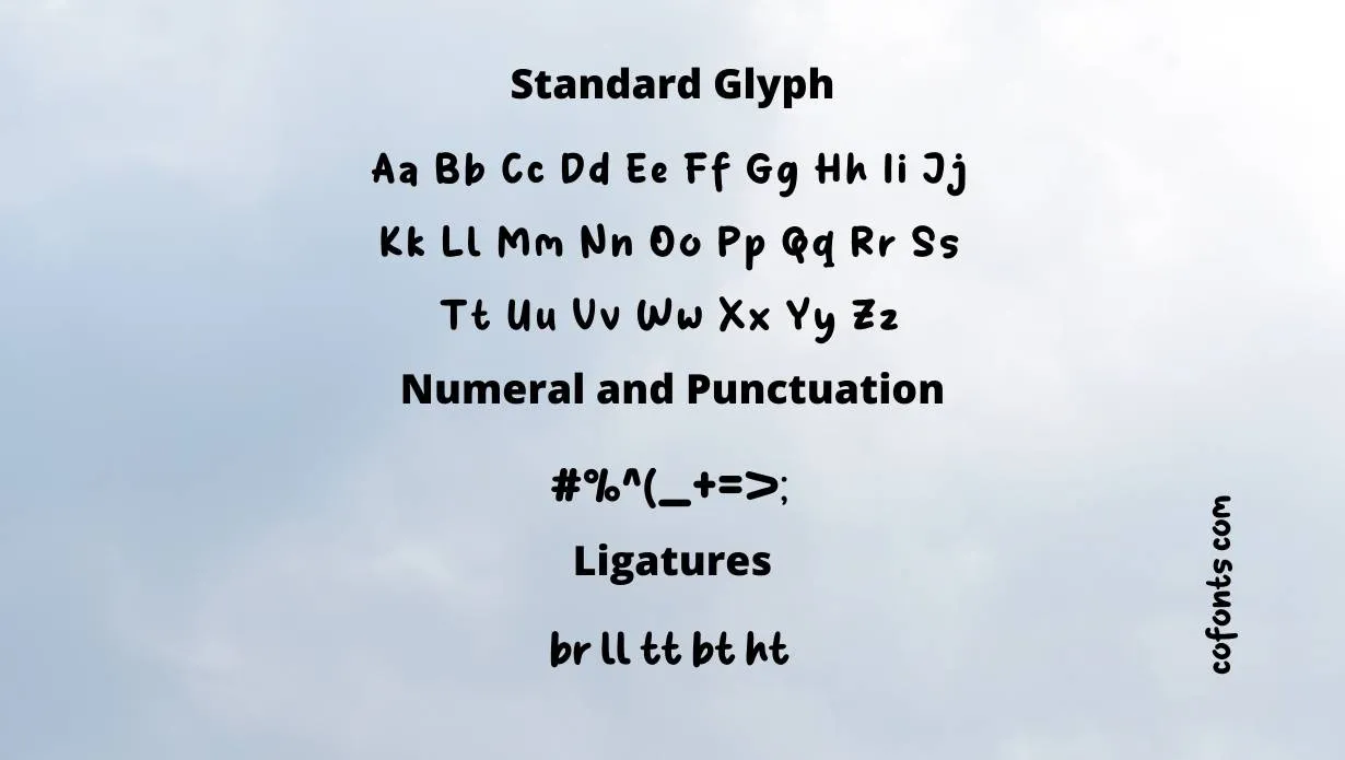 Shyest Font Family View