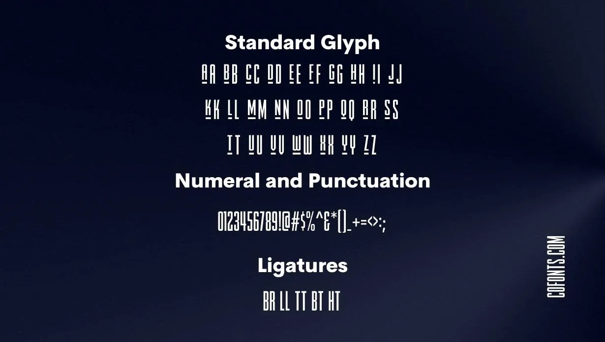 The Hustle Font Family View