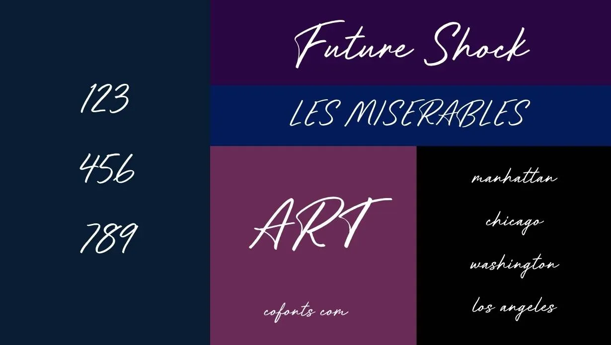 Future Shock Font Family View