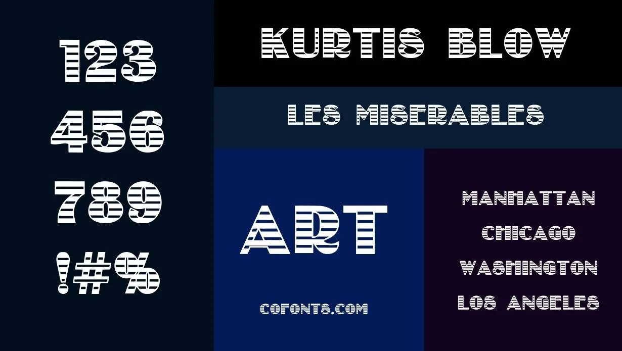 Kurtis Blow Font Family View