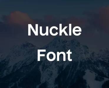 nuckle font