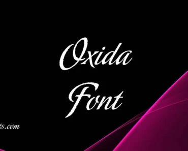 Oxida Font