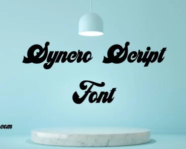 Syncro Script Font