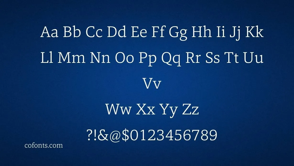 Tangent Font Family View