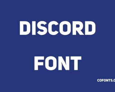 Discord Font